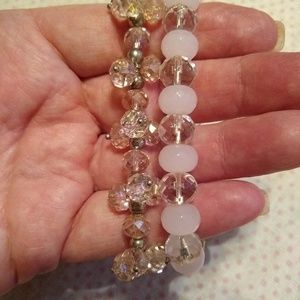 Crystal beaded bracelets
